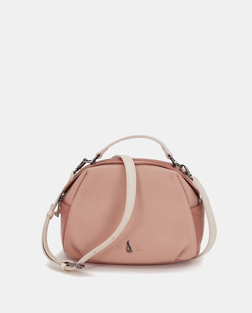 Imagen 0 de Bandolera Oceans Diary en piel rosa