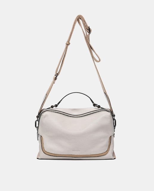 Imagen 0 de Bandolera Oceans Diary en piel beige