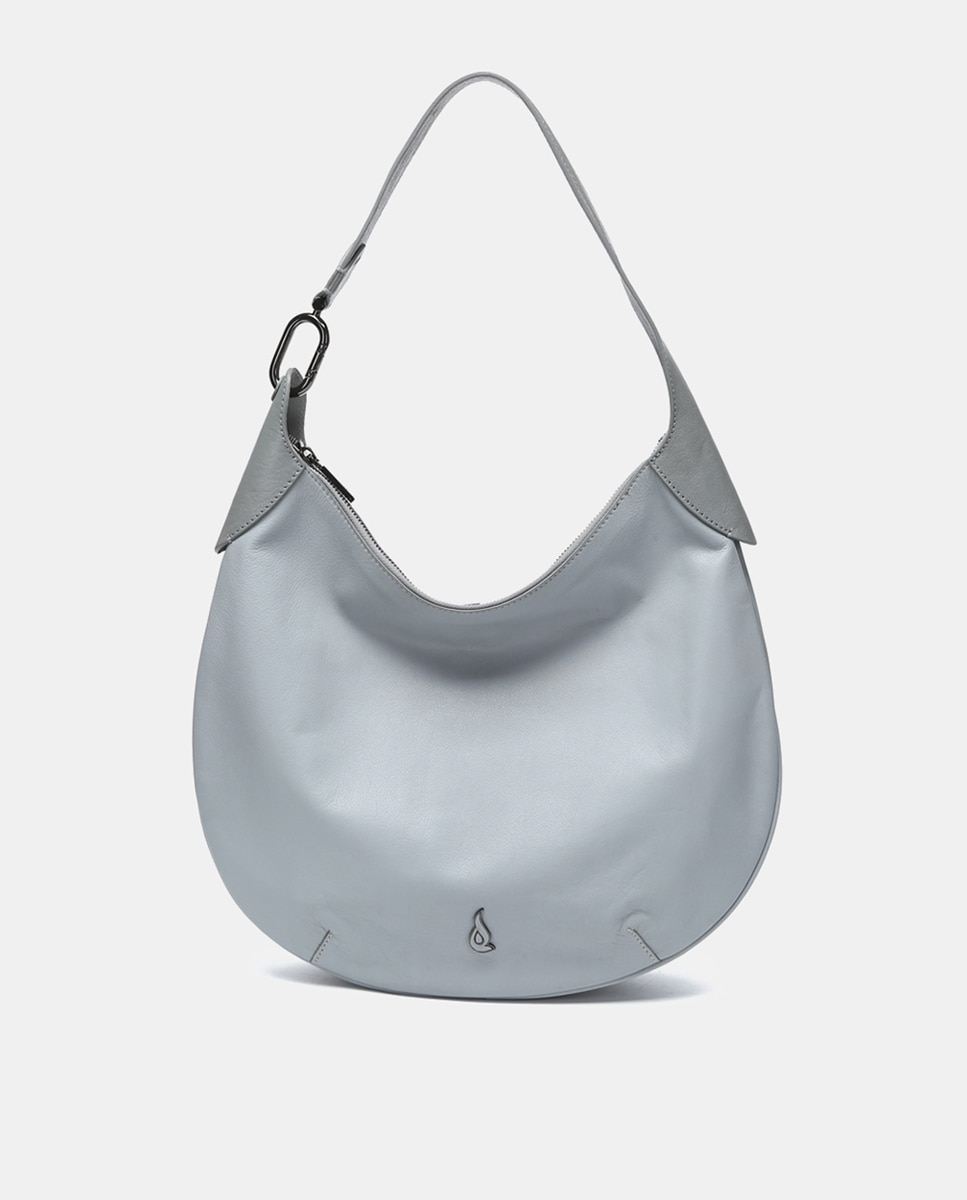 Imagen 0 de Bolso de hombro Oceans Diary en piel gris