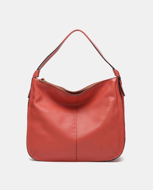 Imagen 0 de Bolso de hombro Oceans Diary en piel coral