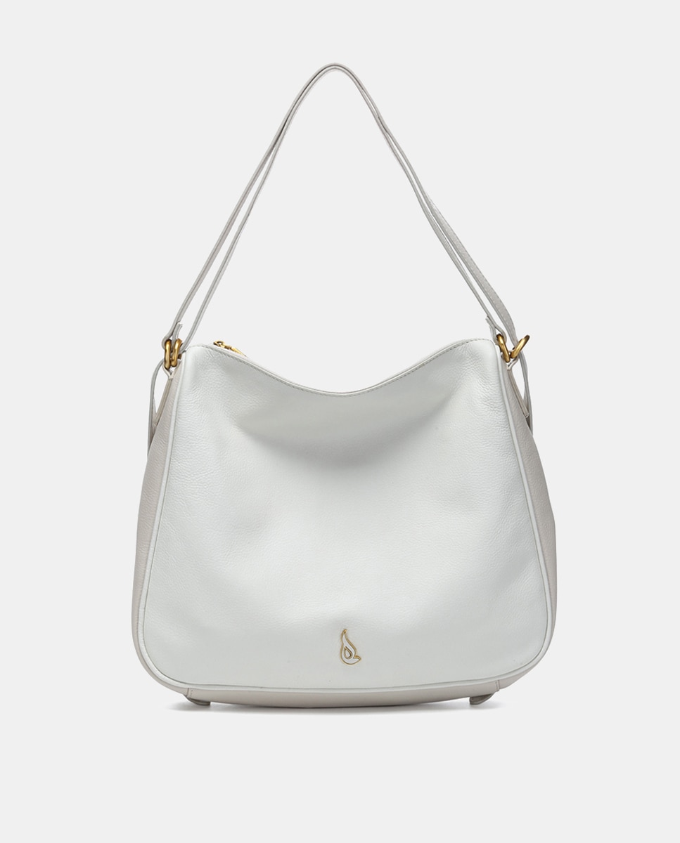 Imagen 0 de Bolso - mochila Oceans Diary en piel blanca