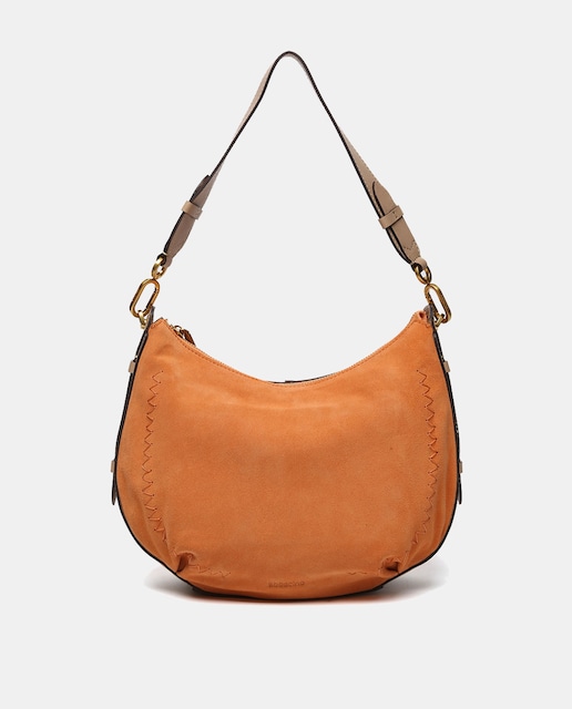 Imagen 0 de Bolso de hombro Oceans Diary en serraje naranja