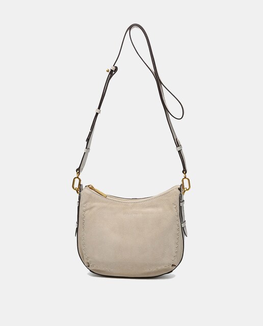Imagen 0 de Bandolera Oceans Diary en serraje beige