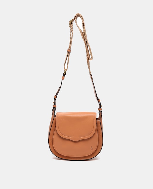 Imagen 0 de Bandolera Oceans Diary en piel naranja