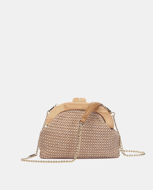 Imagen 0 de Clutch de fiesta Oceans Diary en beige