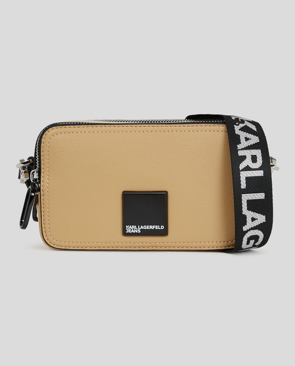 Imagen 0 de Bolso de mujer de cámara con cremallera y correa ajustable
