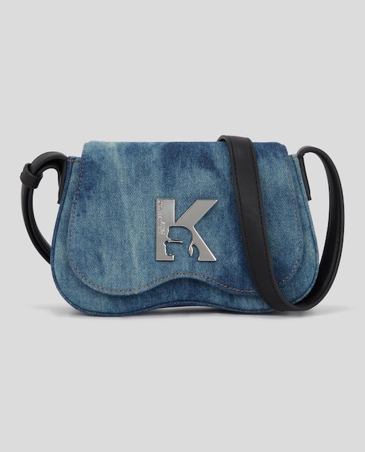 Imagen 0 de Bolso bandolera de mujer pequeño en denim lavado