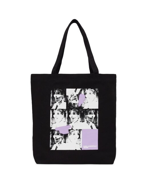 Imagen 0 de Bolso shopper de mujer con estampado de Karl Lagerfeld Jeans.