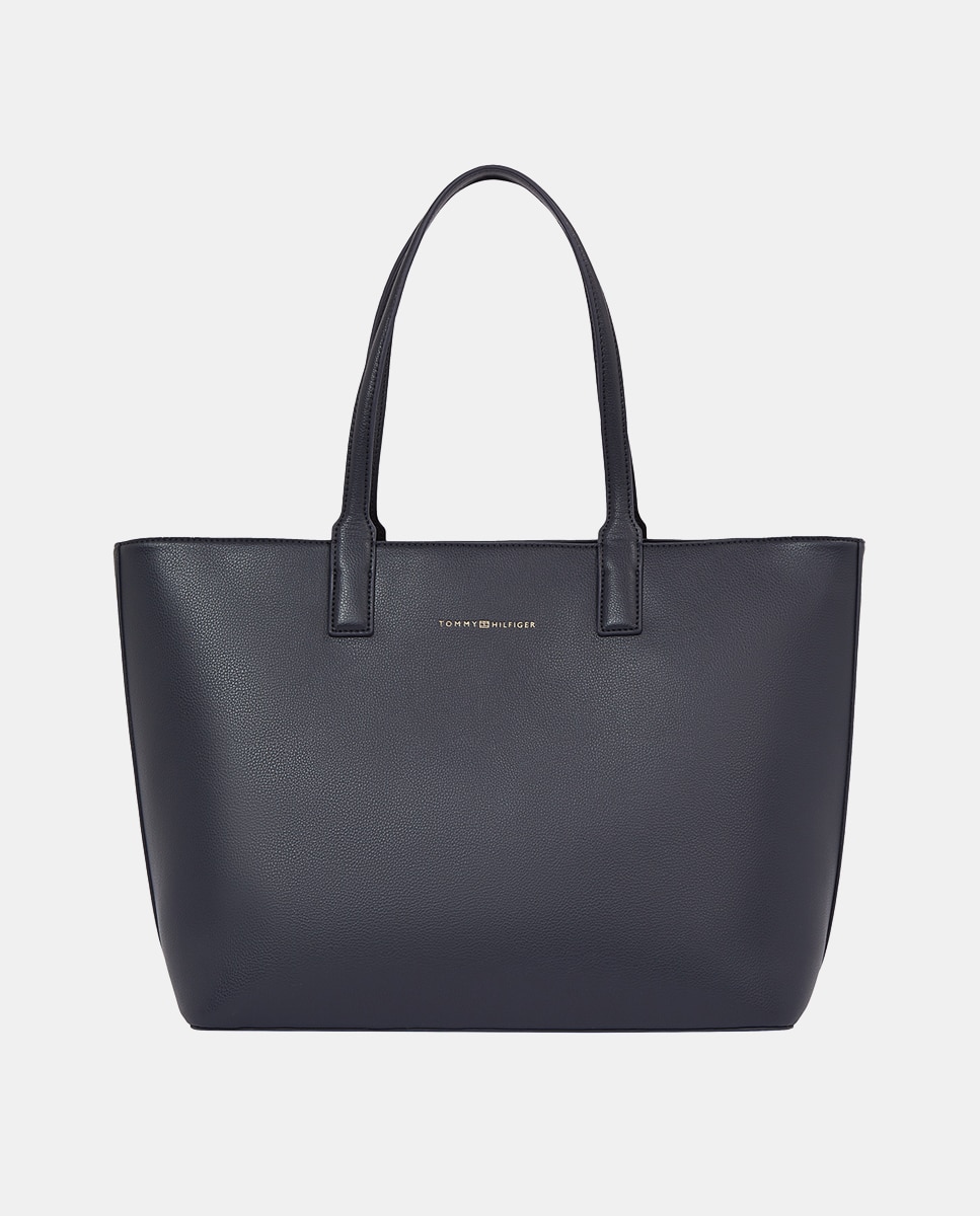 Imagen 0 de Bolso estilo tote en color azul marino