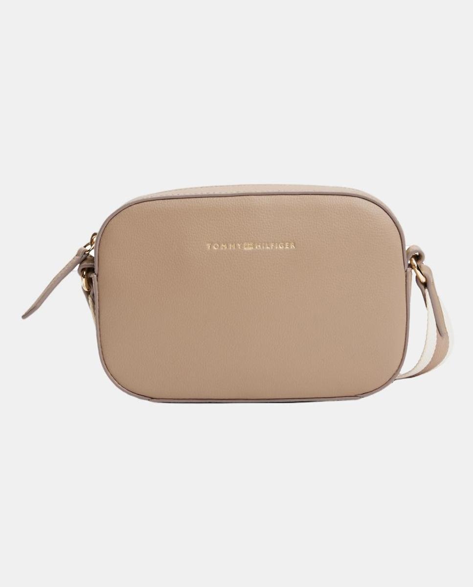 Imagen 0 de Bolso estilo cámara de mujer en color taupe costero de Tommy Hilfiger
