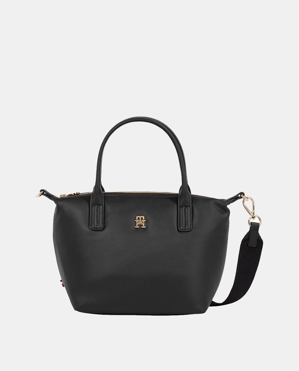 Imagen 0 de Bolso estilo mini tote en color negro