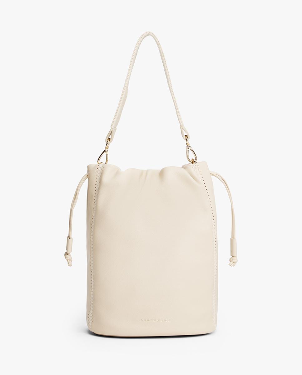 Imagen 0 de Bolso estilo bucket con firma TH