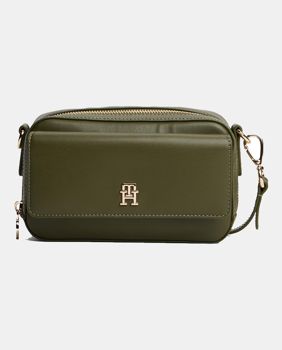 Imagen 0 de Bolso bandolera en color verde militar de Tommy Hilfiger