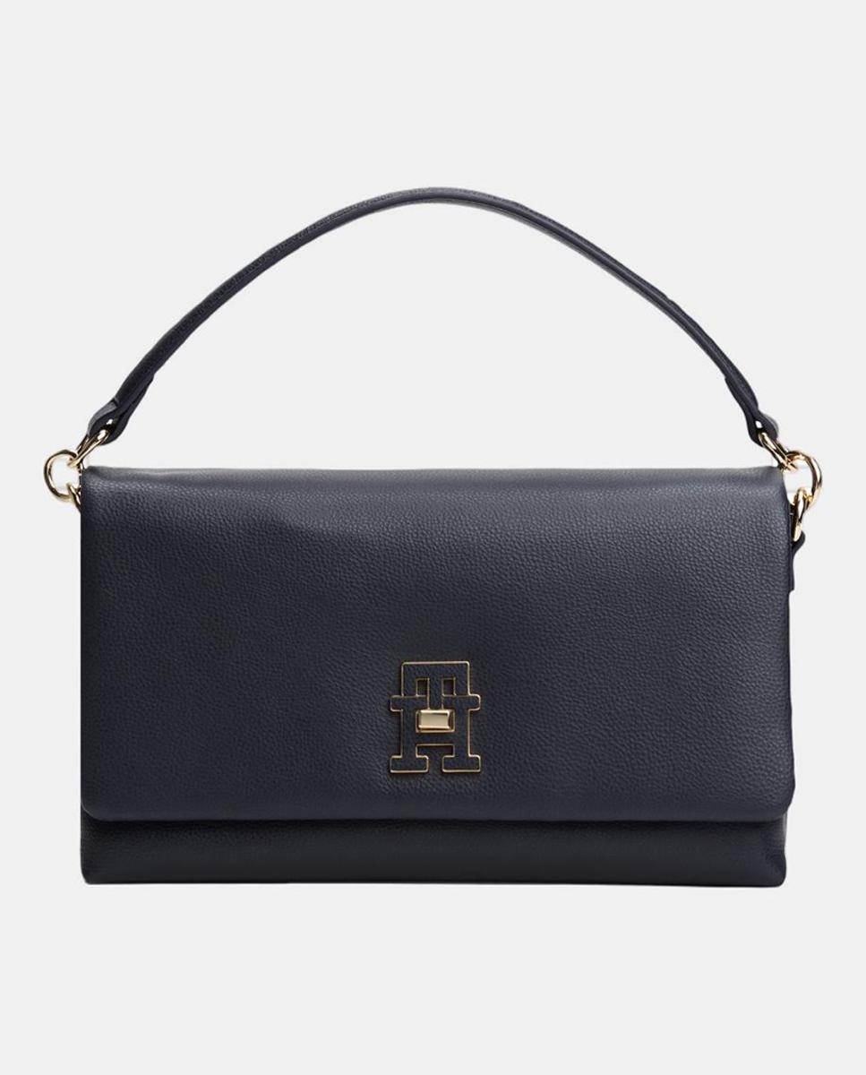 Imagen 0 de Bolso estilo crossover de mujer en color azul espacio de Tommy Hilfiger