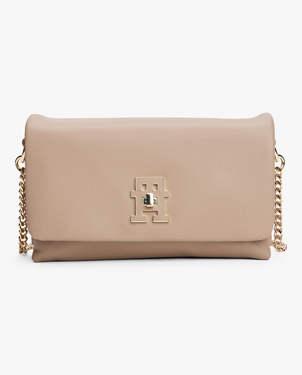 Imagen 0 de Bolso estilo bandolera con cadena y logotipo TH