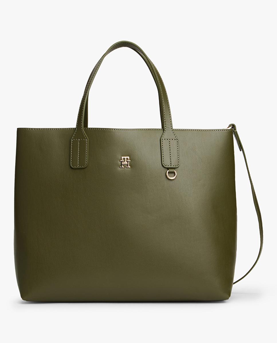 Imagen 0 de Bolso de mujer estilo satchel con logotipo TH
