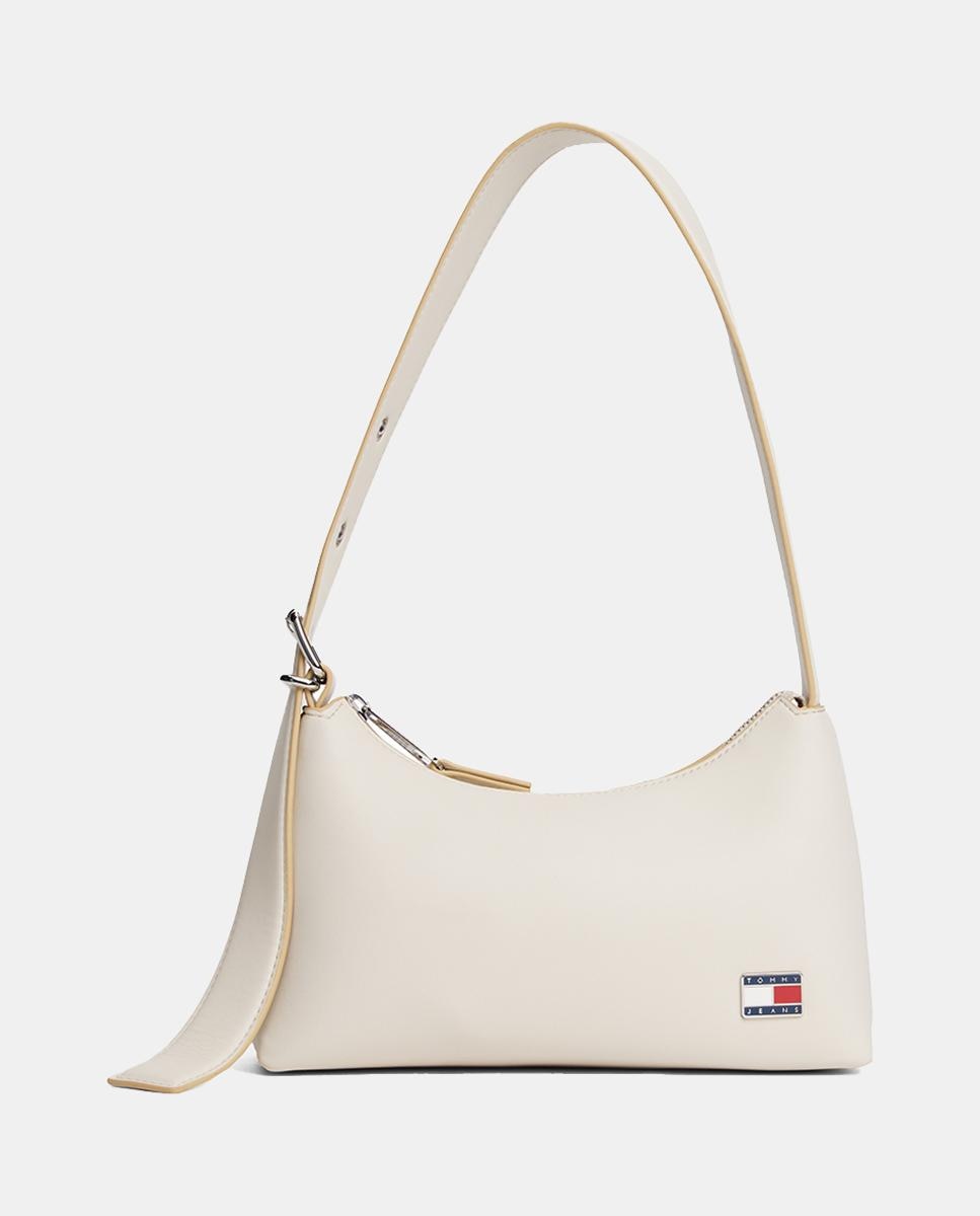 Imagen 0 de Bolso estilo shoulder bag TJW Cool en color blanco marfil de Tommy Jeans