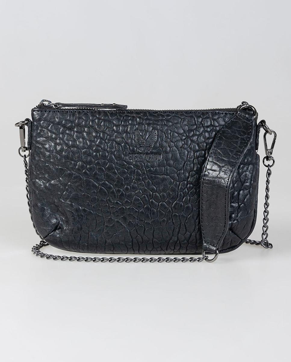 Imagen 0 de Bolso de mujer pequeño piel con cadena de metal