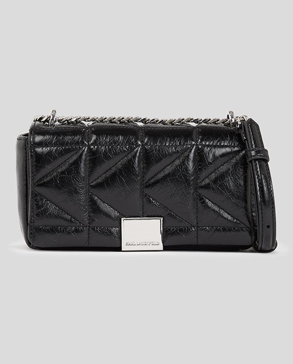 Imagen 0 de Bolso bandolera de mujer confeccionado en suntuosa y suave piel de napa con un diseño acolchado