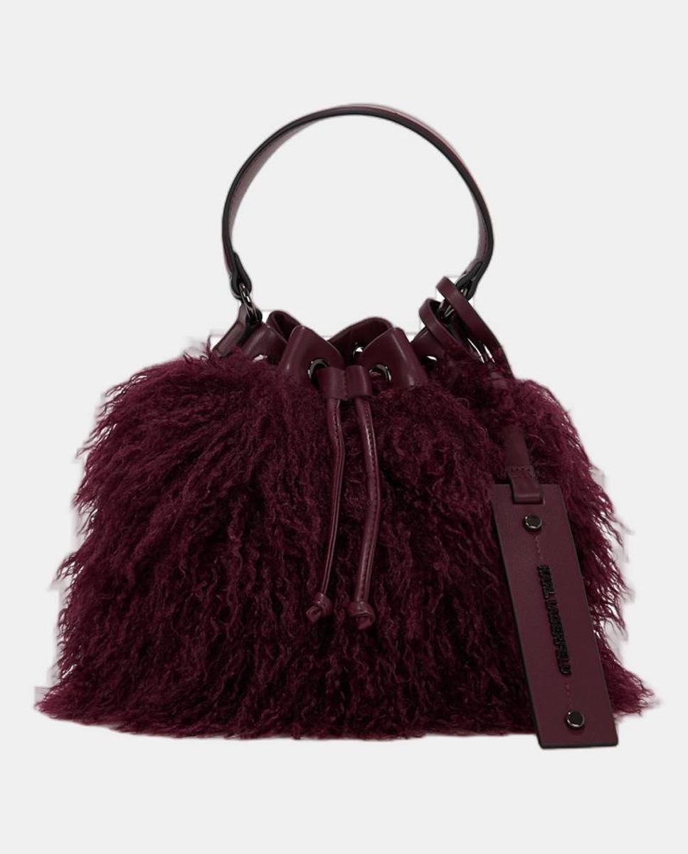 Imagen 0 de Bolso de mano de pelo sintético