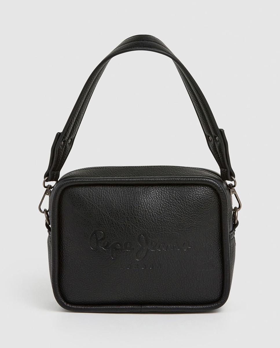 Imagen 0 de Bolso tipo camera bag Bassy Code de mujer con logo central