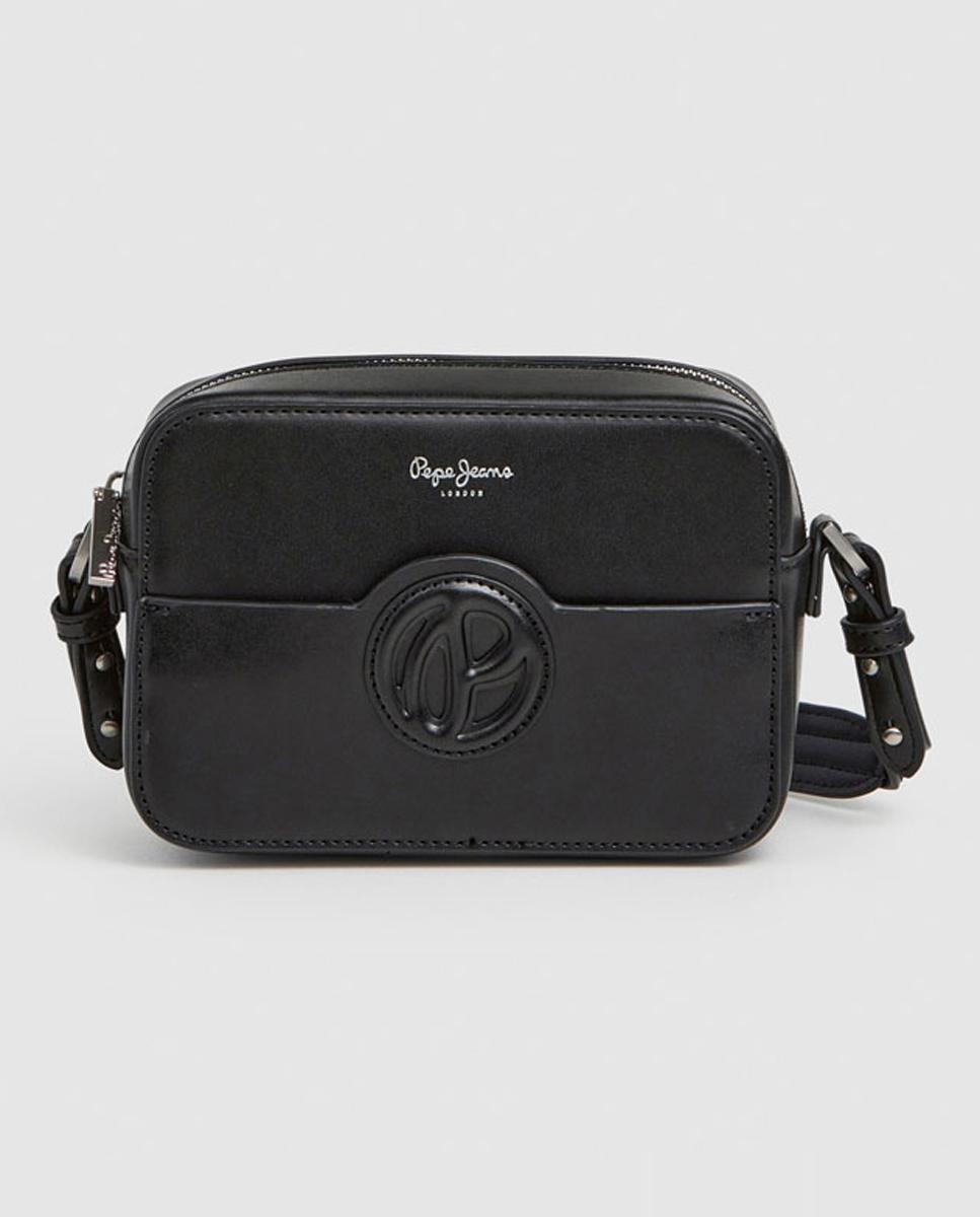Imagen 0 de Bolso tipo camera bag Beverly Limited de mujer con logo "P" central y asa larga