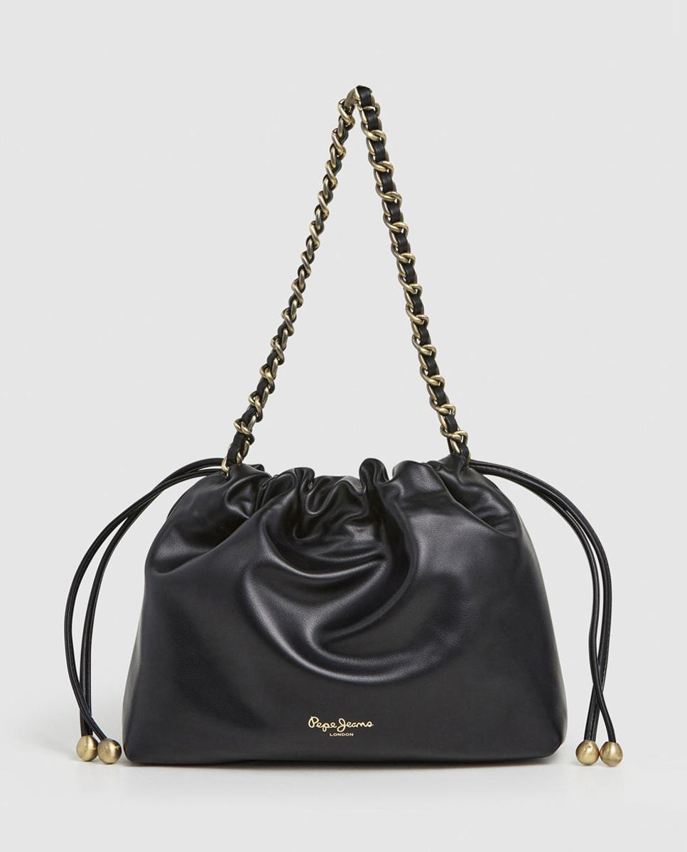 Imagen 0 de Bolso hobo Giselle de mujer con cadena metálica