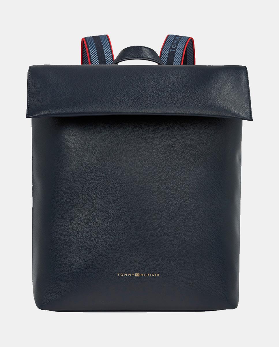 Imagen 0 de Mochila en color azul marino con firma