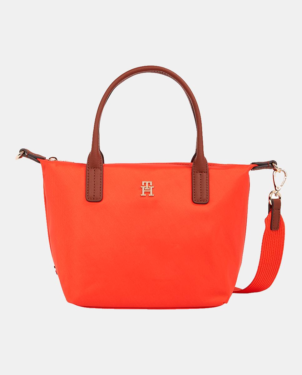Imagen 0 de Bolso estilo mini tote en color naranja