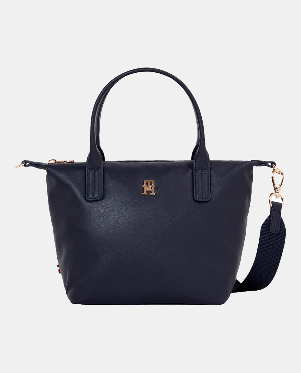 Imagen 0 de Bolso estilo mini tote en color azul marino