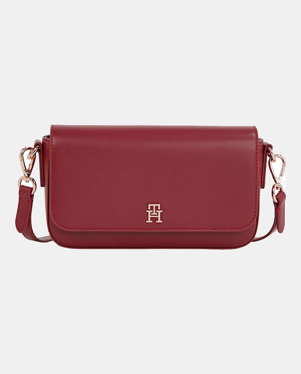Imagen 0 de Bolso estilo bandolera en color burdeos