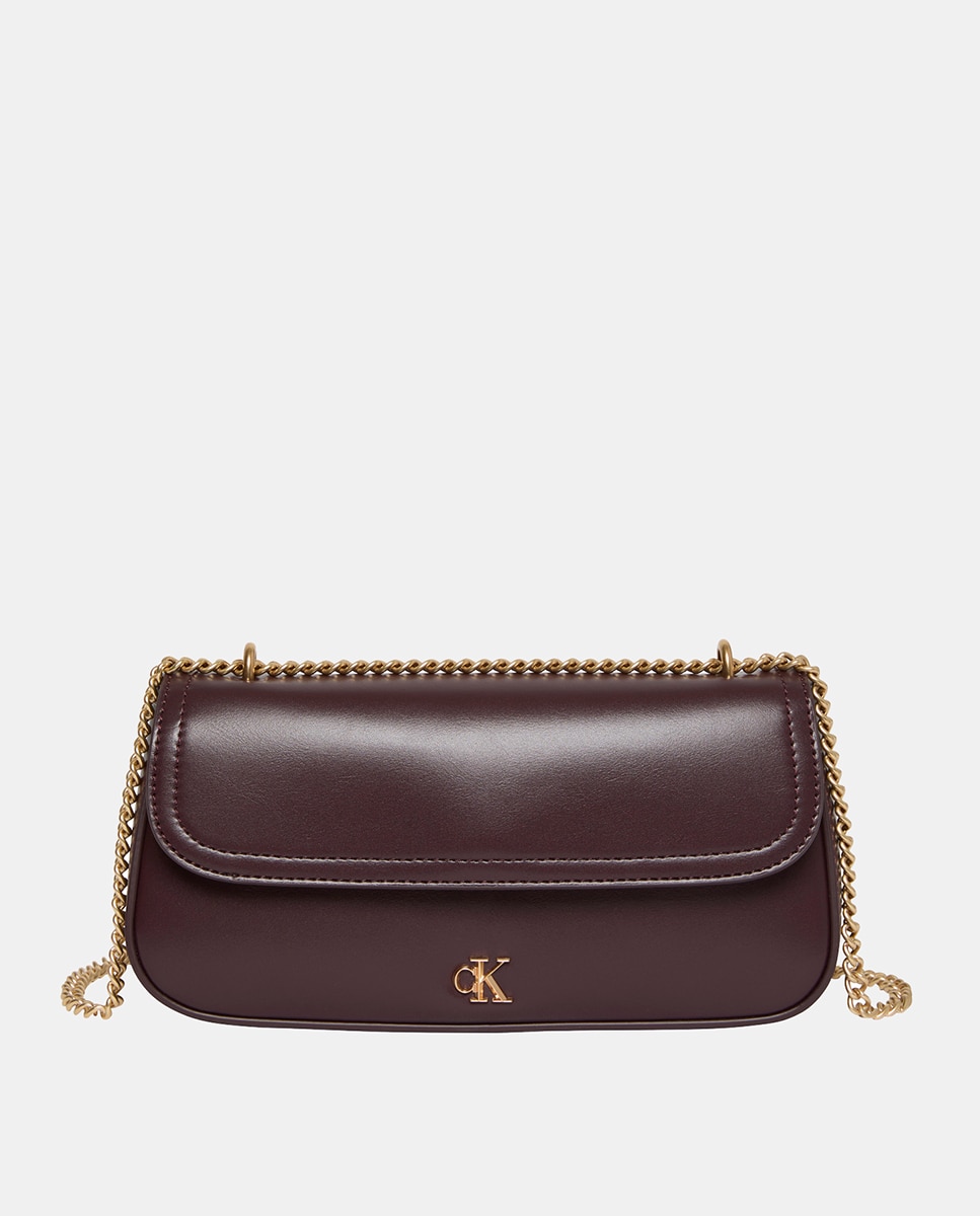 Imagen 0 de Bolso pequeño de solapa con asa de cadena