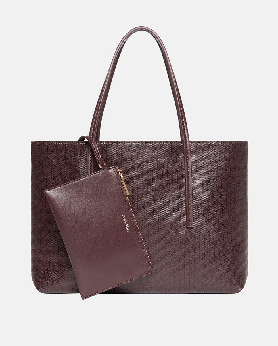 Imagen 0 de Bolso shopper pequeño con estampado monogram