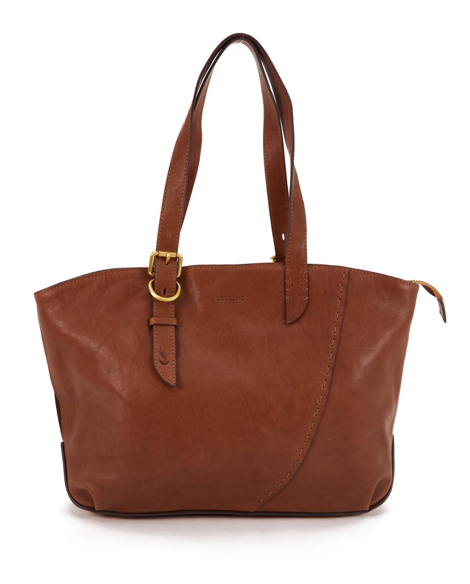 Imagen 0 de Bolso shopper Freedom en piel cognac