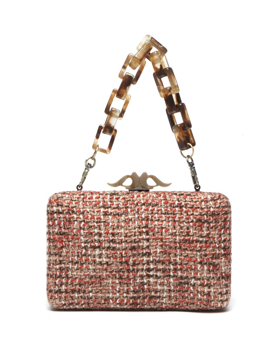 Imagen 0 de Clutch de fiesta en camel