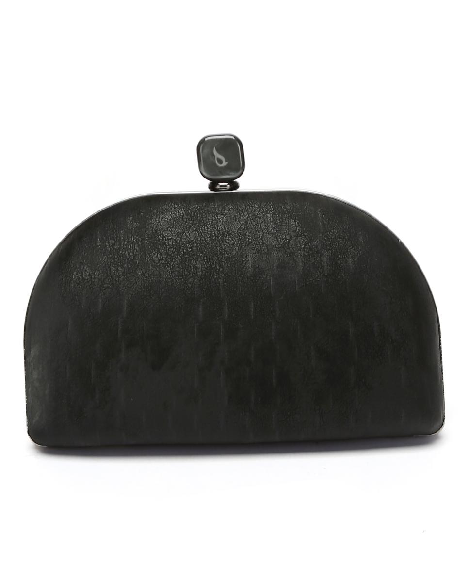 Imagen 0 de Clutch Freedom en terciopelo gris