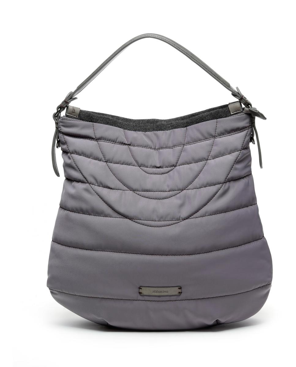 Imagen 0 de Bolso hobo acolchado en gris