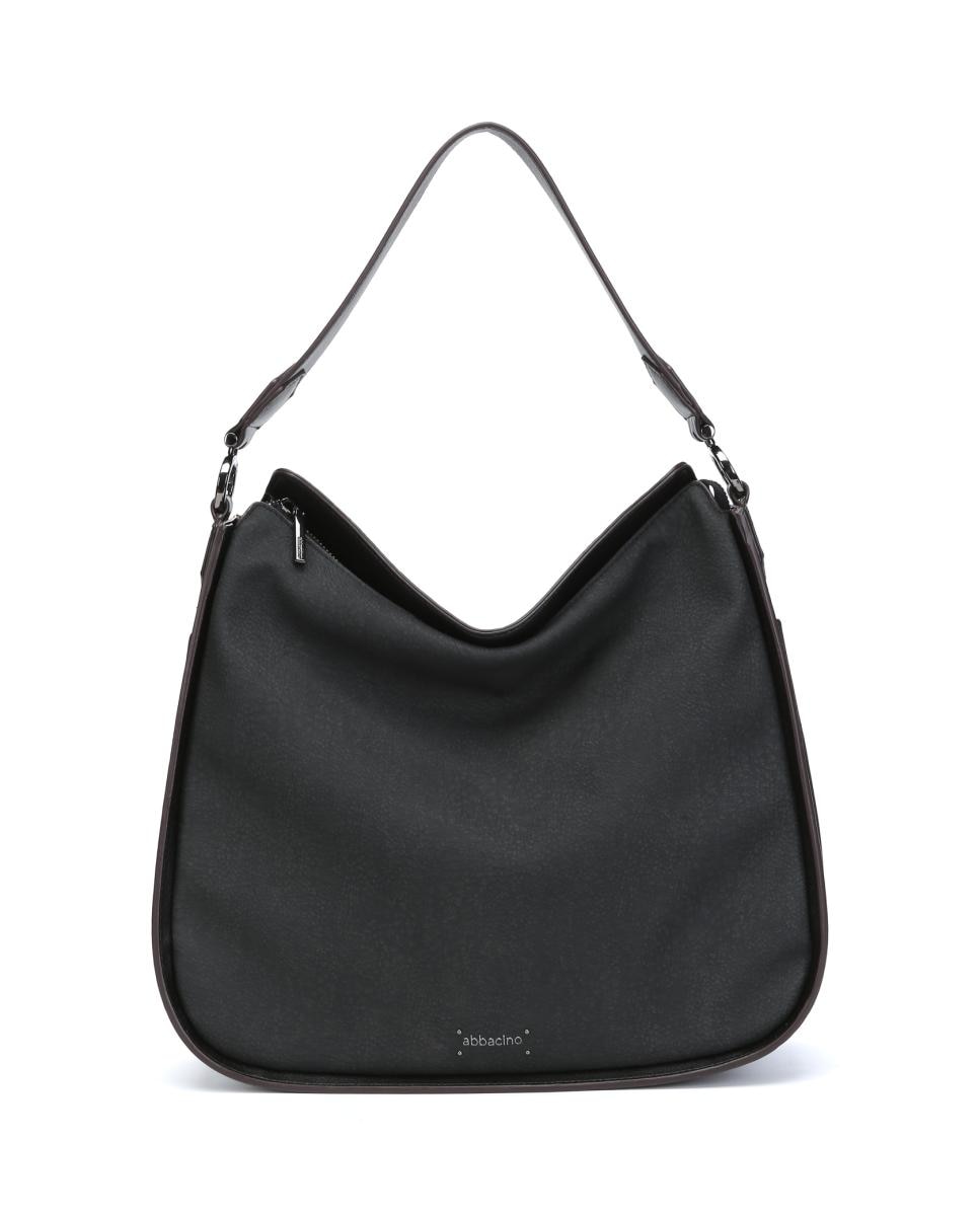 Imagen 0 de Bolso de hombro Freedom en materiales reciclados negro