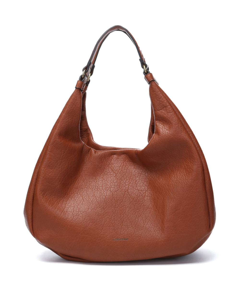 Imagen 0 de Bolso de hombro Freedom en materiales reciclados cognac