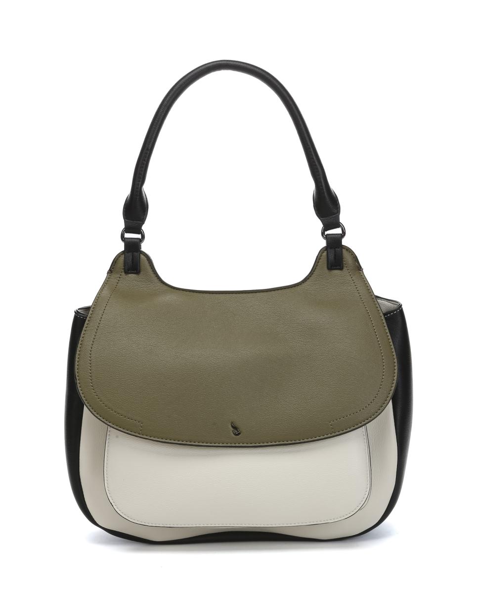 Imagen 0 de Bolso de hombro Freedom en materiales reciclados verde