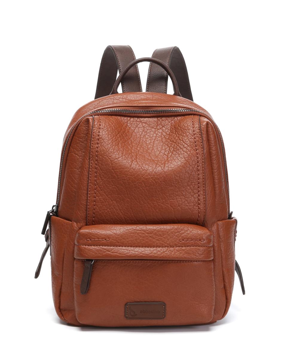 Imagen 0 de Mochila Freedom en materiales reciclados cognac
