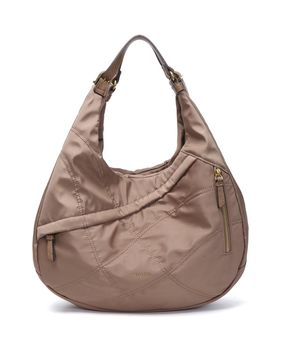 Imagen 0 de Bolso de hombro Freedom en materiales reciclados camel