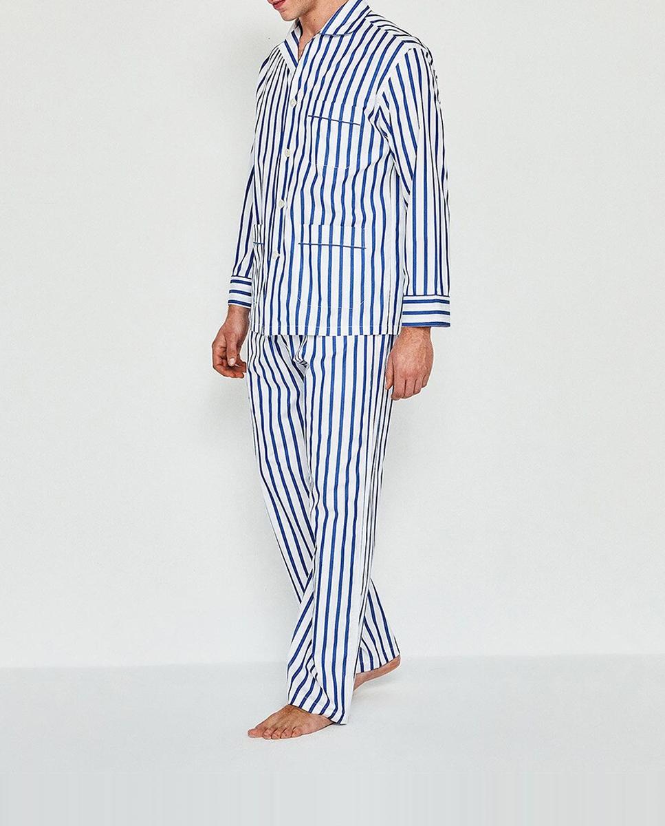 Imagen 0 de Pijama largo de hombre rayas