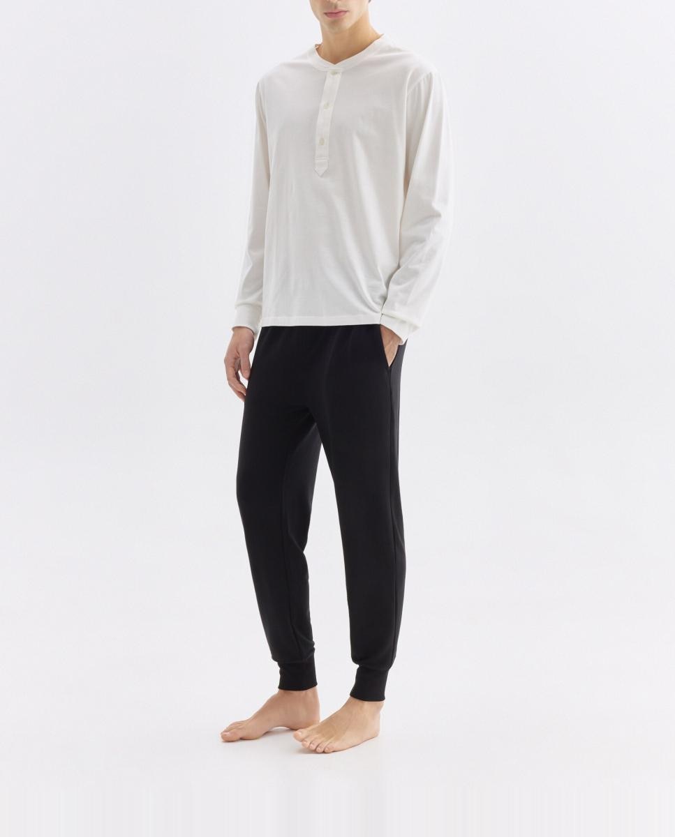 Imagen 0 de Pantalón de pijama de hombre de algodón con cintura elástica