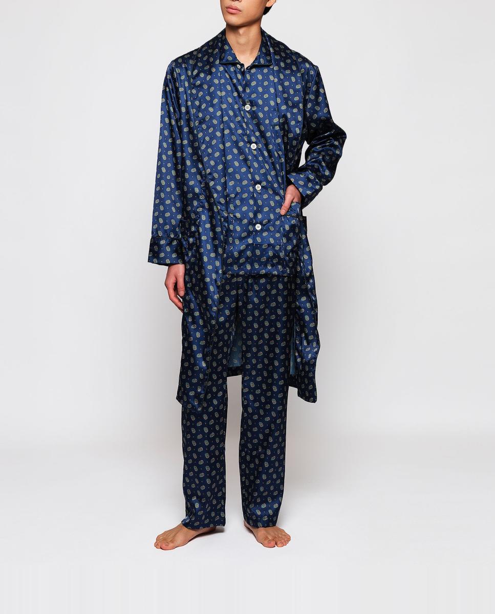 Imagen 0 de Bata de hombre cruzada estampada