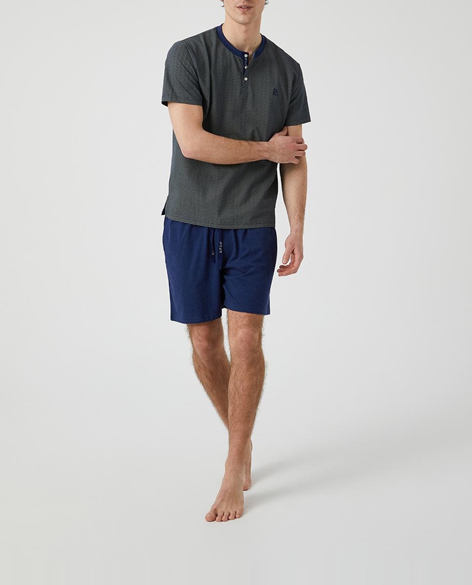 Imagen 0 de Pijama de hombre corto de punto