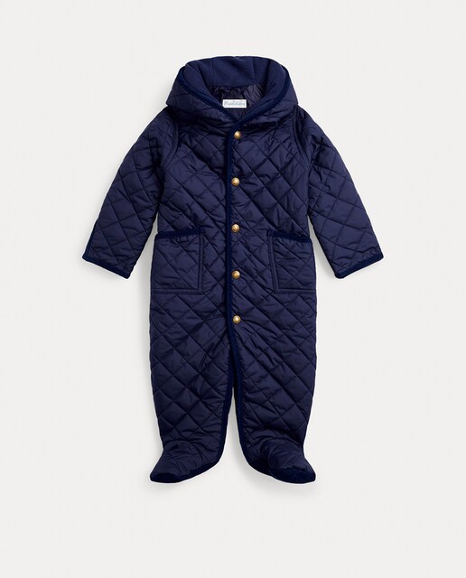 Imagen 0 de Buzo de bebé niño guateado con capucha