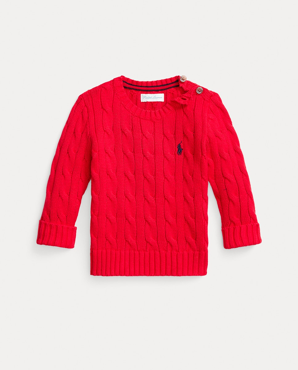 Imagen 0 de Jersey de bebé niño de algodón en punto de ochos