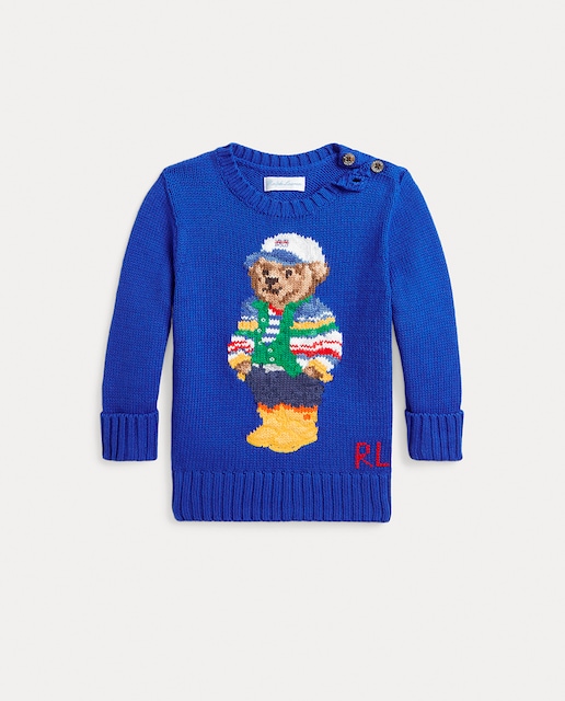 Imagen 0 de Jersey de bebé niño de algodón y Polo Bear