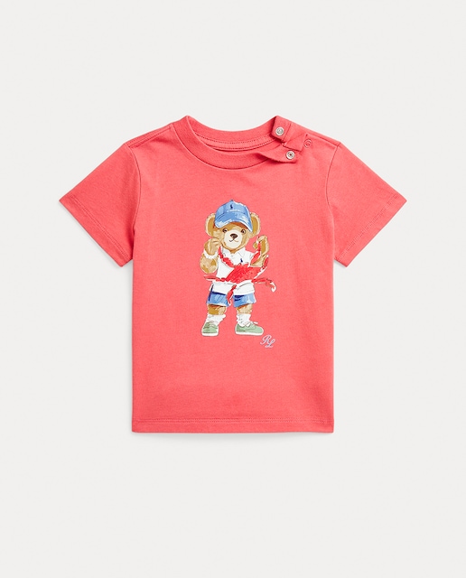 Imagen 0 de Camiseta de bebé niño de algodón con Polo Bear
